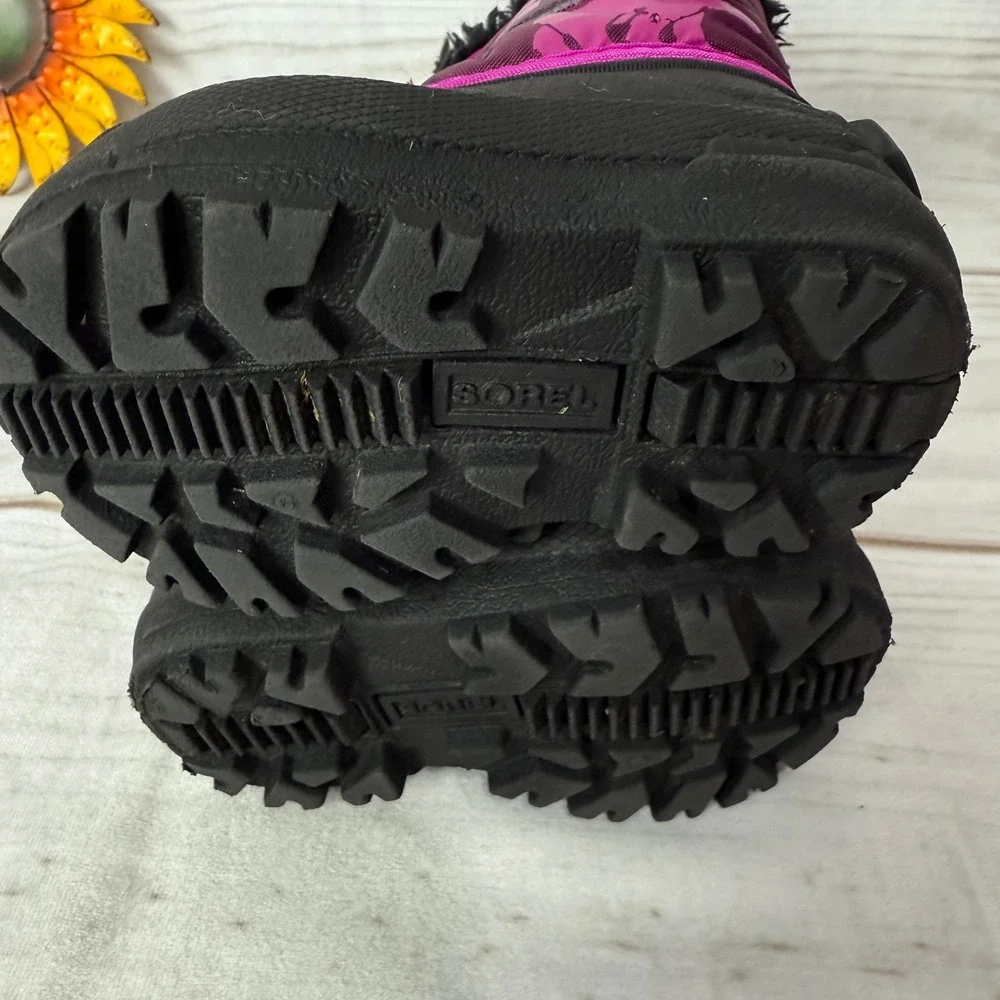 Kids Sorel Snow Commander Boots Waterproof Winter Size‎ 5 Toddler
